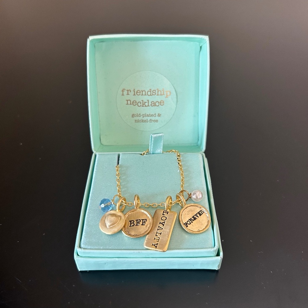 Friendship Charm Necklace. NIB